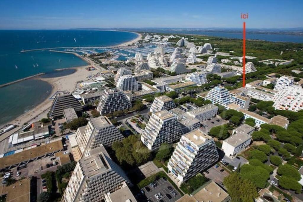 ! Le Beaulieu ! Clim, Terrasse, Central, Plage Leilighet La Grande-Motte Eksteriør bilde